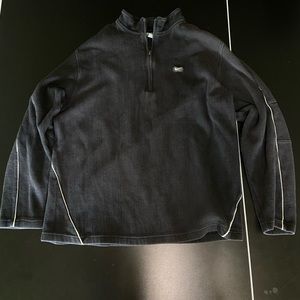 Nike Retro Quarter Zip Black Pullover Size L